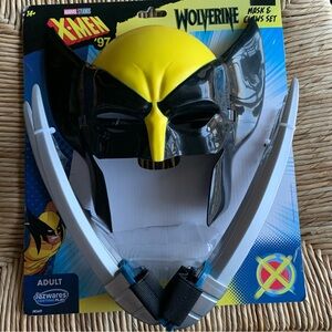 Marvel X-Men ‘97 Wolverine Adult Halloween Costume Mask and Claw Accessory Set